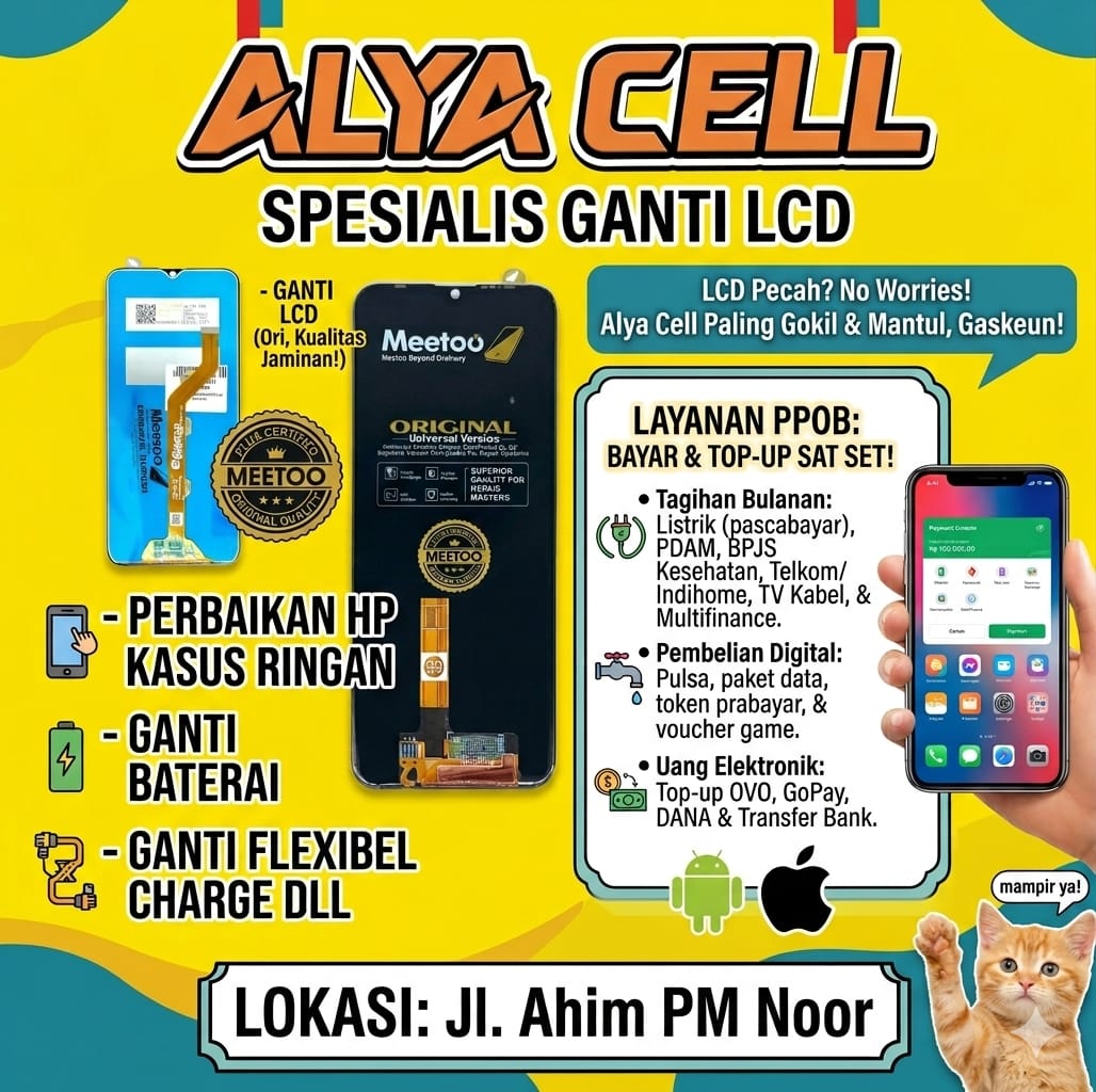 Dari Rig Offshore ke Spesialis LCD Kenalan sama Bang Gusti Owner Alya Cell